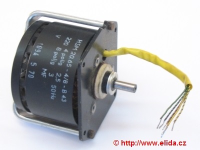 motor HSM 20.65-4/8-B43 220V 50HZ